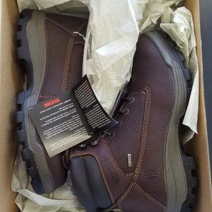 MENS WOLVERINE BOOTS 6 INCH ST SIZE 8.5 MED NEW